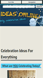 Mobile Screenshot of celebrationideasonline.com